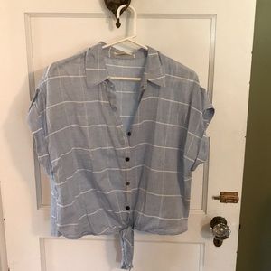 Button down tie shirt